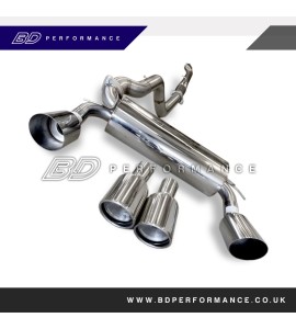 FORD FOCUS RS MK3 MONGOOSE CAT BACK SYSTEM